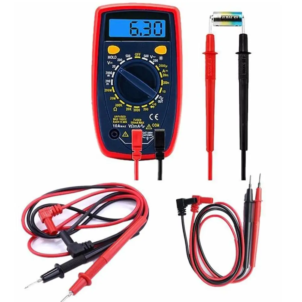 

Gauge Electronic Electrical Connect Multimeter Voltmeter Leads Probes Accessories Pocket