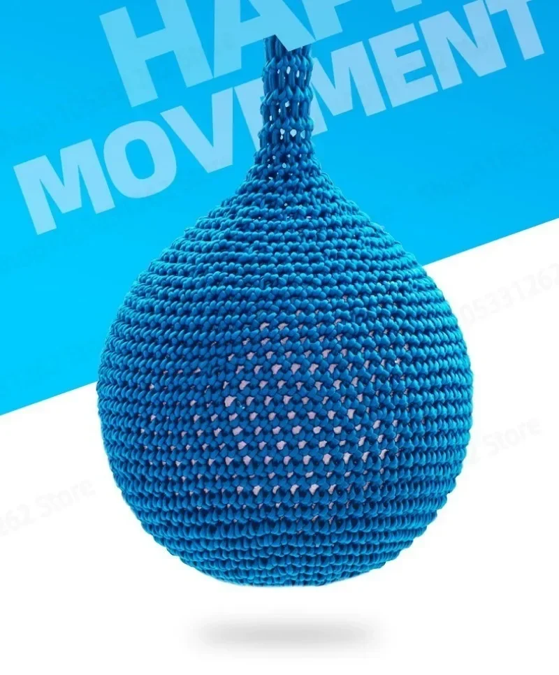 Rope Knitted Hanging Ball Swing Kids Sensory Climbing Training Colorful Playground Toy