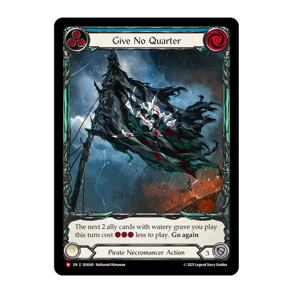 FAB Proxy Rainbow Foil Card Dead Threads Gold-Baited Hook Give No