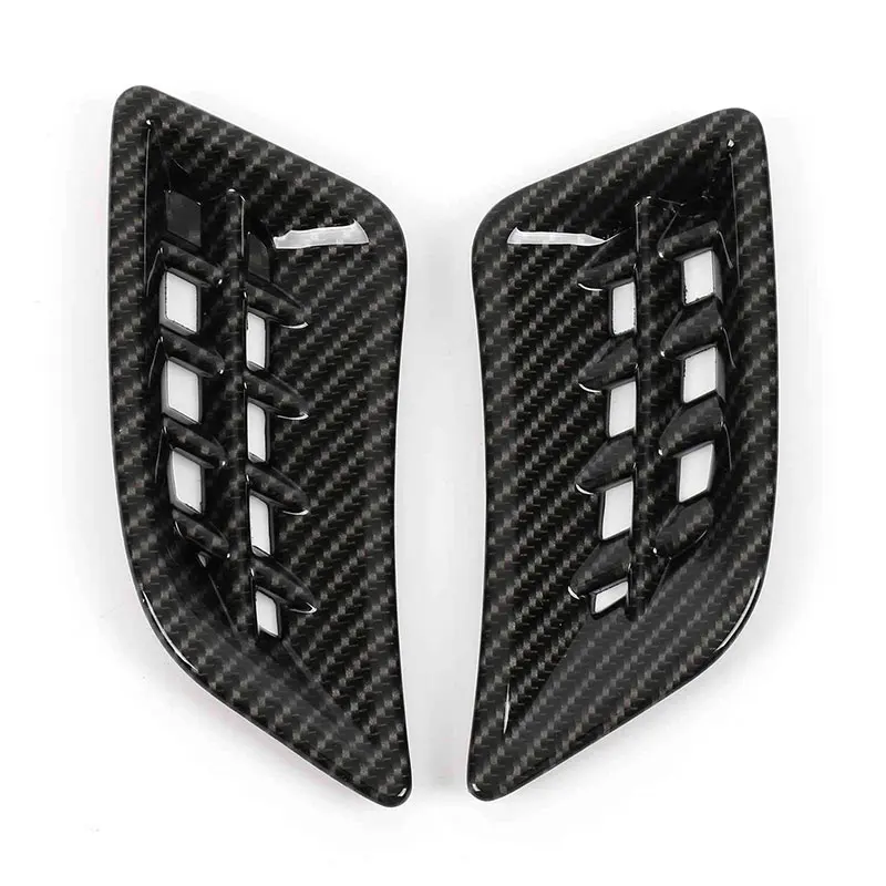 Car Dashboard Air Vent Cover Outlet Trims for Toyota Alphard Vellfire 2023 2024 2025 40 Series Carbon Fiber Accessories Auto