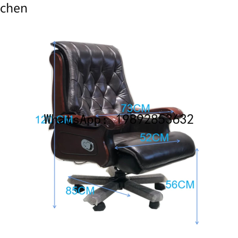 

leather reclining home computer chair office lift chair comfortable and sedentary