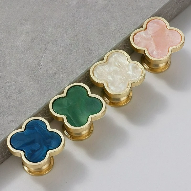 

New Clover Zinc Alloy Single Hole Handle Drawer Cabinet Door Wardrobe Shoe Cabinet Bookcase Acrylic Handle