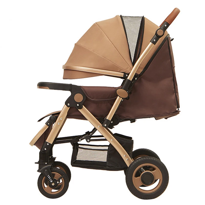 

Customized Child Stroller Can Sit and Lie Portable Folding Baby Walking Machine Two-way Stroller