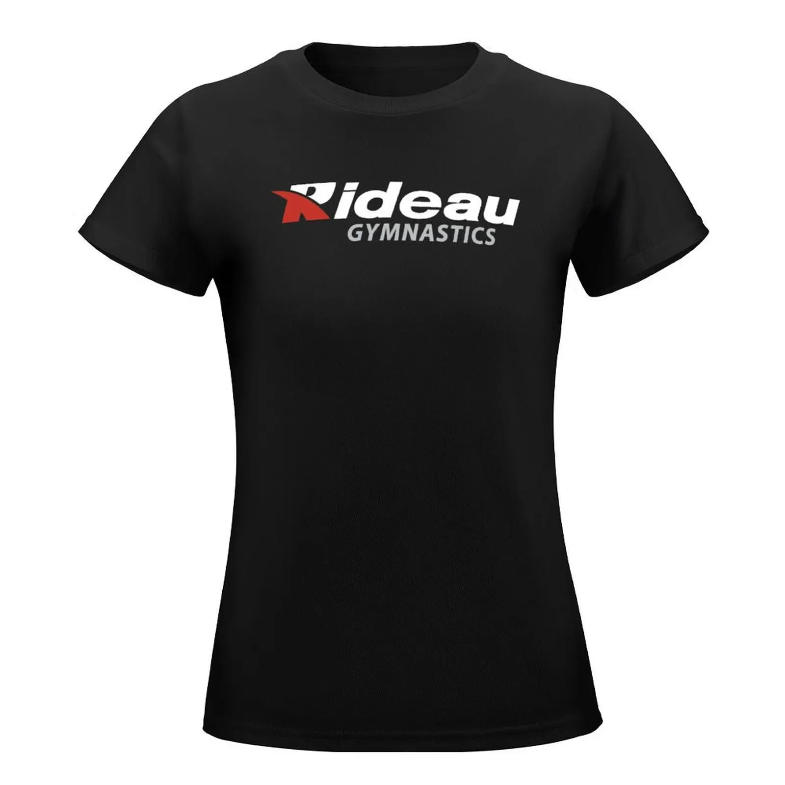 Rideau Gymnastics Classic Logo Collection T-Shirt korean fashion tops t shirts for Women loose fit