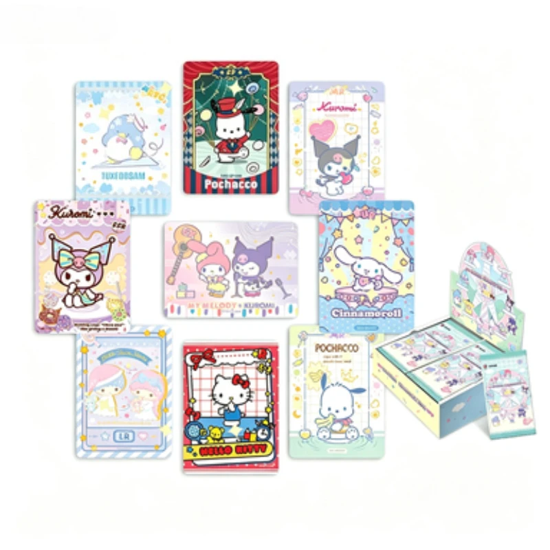 Sanrio Characters Collectible Cards Shining Star Series Cute Character Trading Card Hobby Collection Girls Surprise Box Toy Gift
