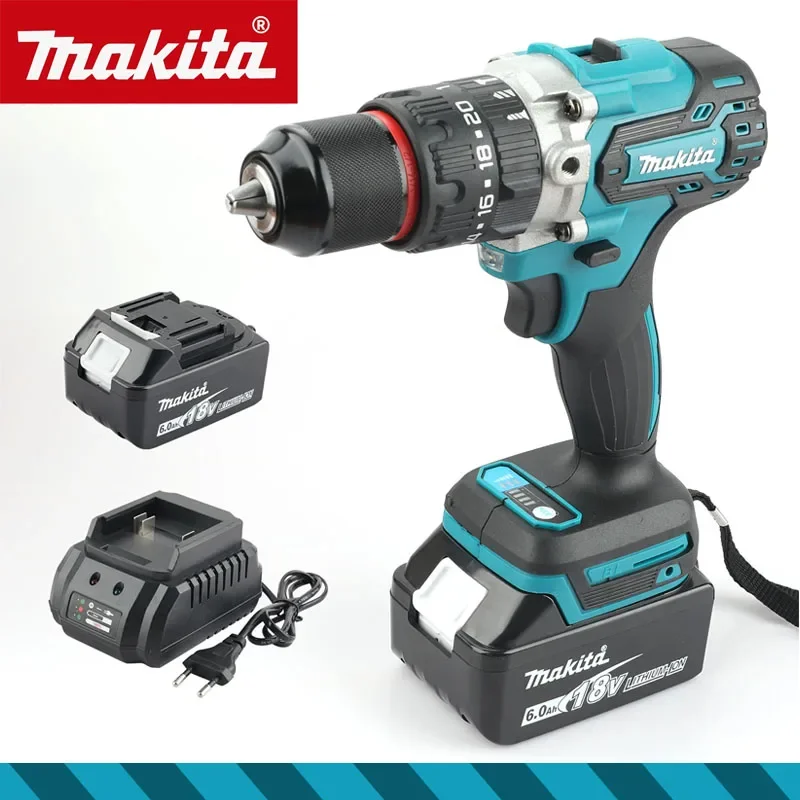 Makita DDF487 Akku-Schlagbohrschrauber Handbohrmaschine Bürstenloser Motor 18V Kabelloses Lithium-Batterie-Werkzeug