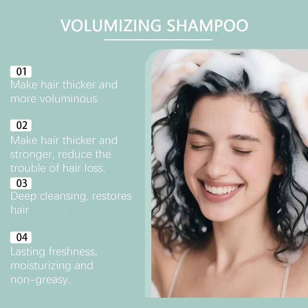 1/2/3 قطعة شامبو لطيف مضاد لتساقط الشعر للتحكم في زيت الشعر التنظيف العميق لفروة الرأس مصل تكثيف الشعر شامبو العناية بالشعر #2