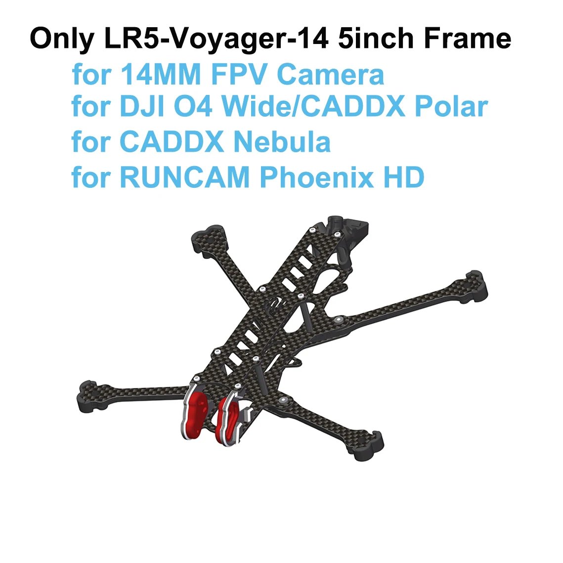 JMT DIY 218MM 169MM Radstand 5 Zoll 4 Zoll LR4 LR5 Long Range Rahmenkit für DJI O4 Wide FlyFox No.15 FPV Racing RC Drohne – Detail 8