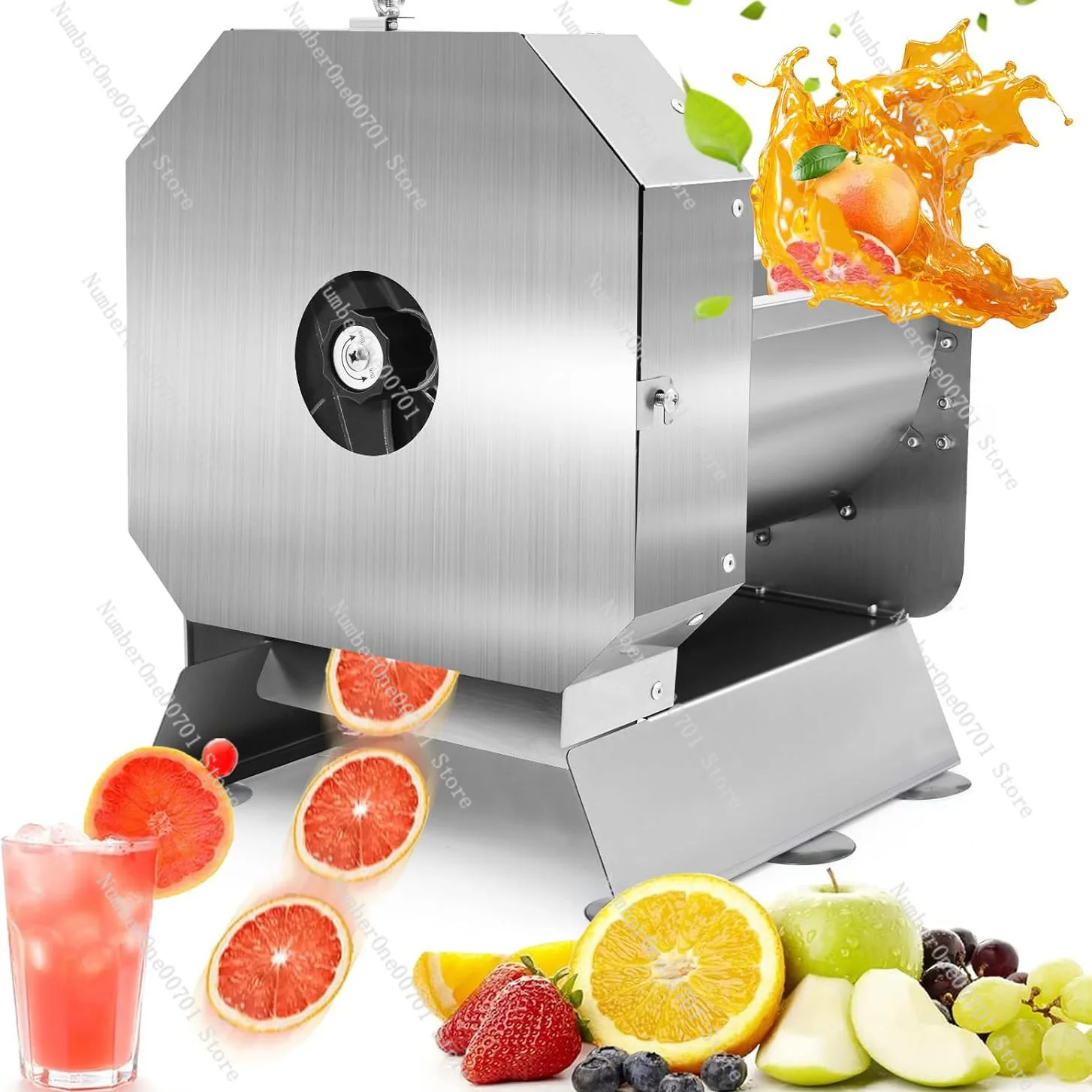Commercial Stainless Steel Electric Vegetable Slicer, Automatic Lemon Cutter for Ginger Potato Radish