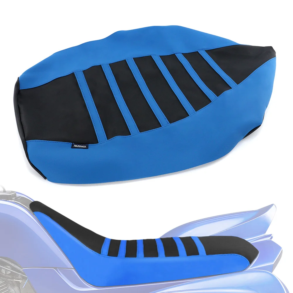 

Motorcycle For Yamaha Raptor 660 Raptor 660R Saddle Cushion Pad Cover Striped Grip Gripper Non-Slip Seat Cover Waterproof Seat