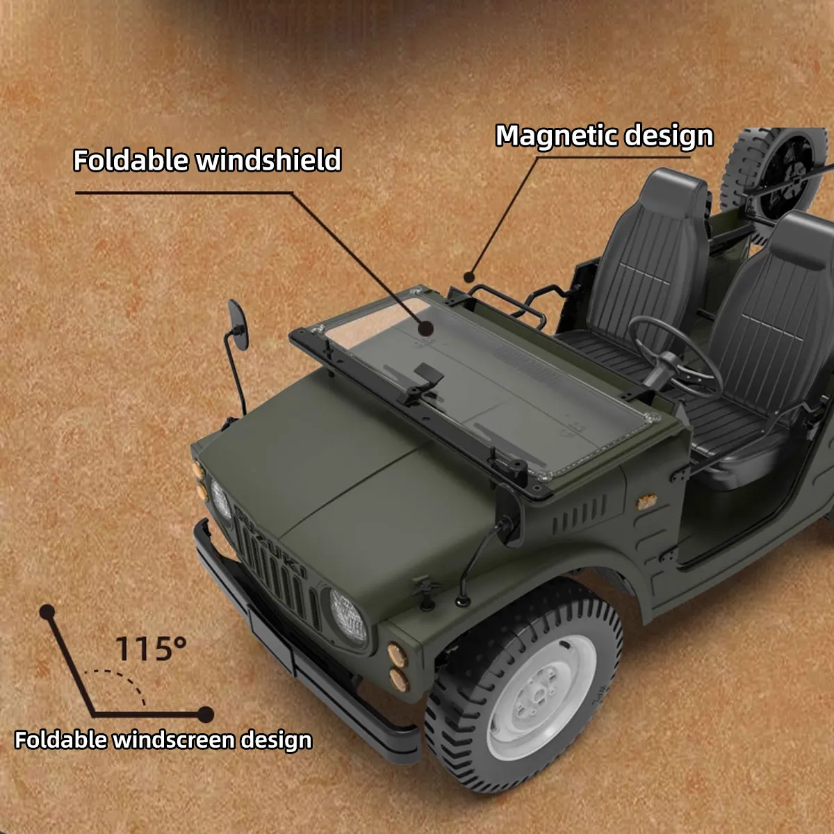 รถบังคับวิทยุ New Wpl C84 1/10 รุ่นจำลอง ขับเคลื่อน 4 ล้อ รถปีนเขา 2.4G รุ่น Jimny พร้อมไฟ ของเล่นรถบังคับสำหรับเด็กผู้ชาย