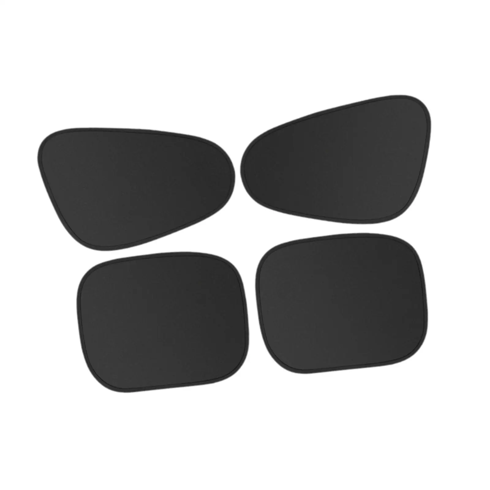 4x Car Window Shades Essential Interior Accessories Automotive Sun Protection Universal Multifunctional Cover for Napping