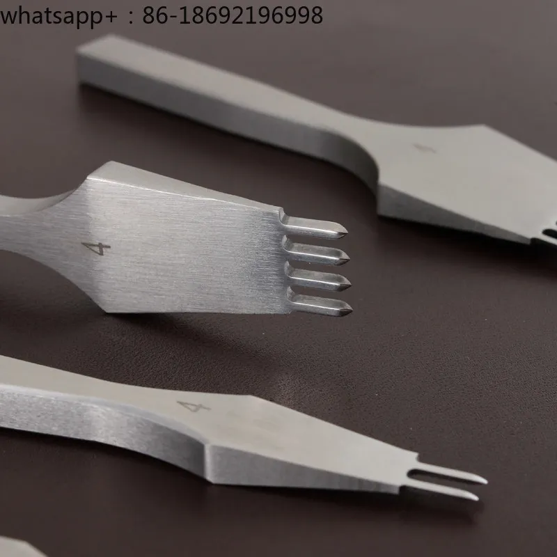 Finely Polished White Steel Rhombus, Handmade DIY Leather Goods, Leather Making Tools, Fine Brushed Wire