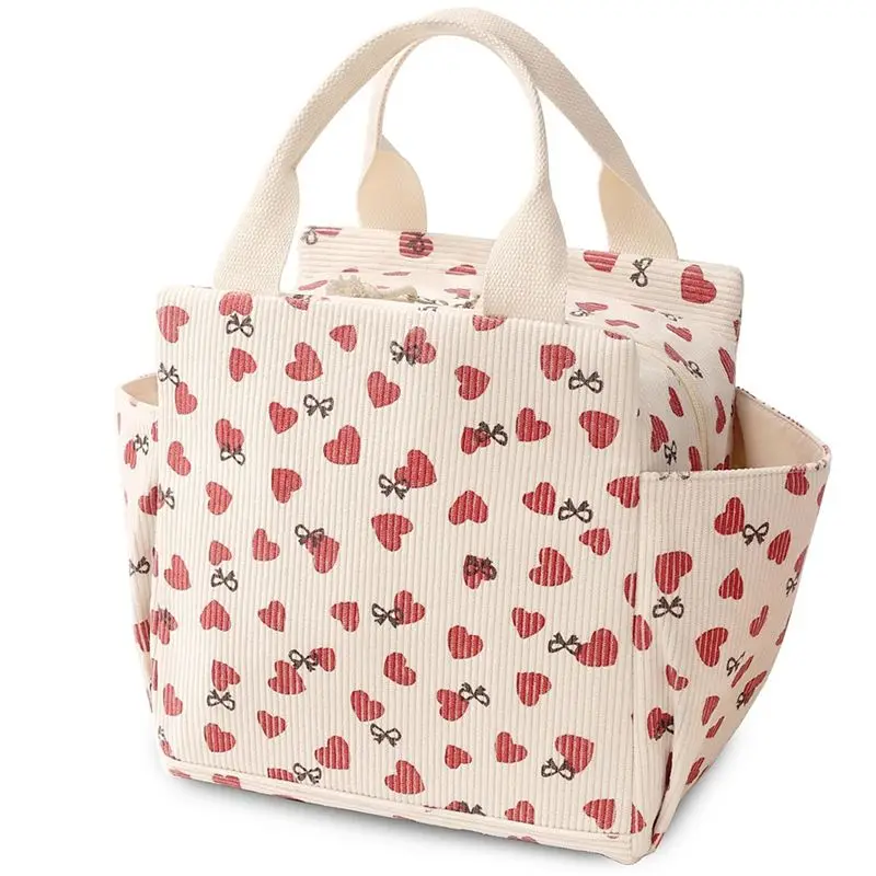 TEXU Insulated Lunch Box Storage Tote Bag Multi-Purpose Children's School Cooler Bag Portable Picnic Bag Outing Insulated Bag