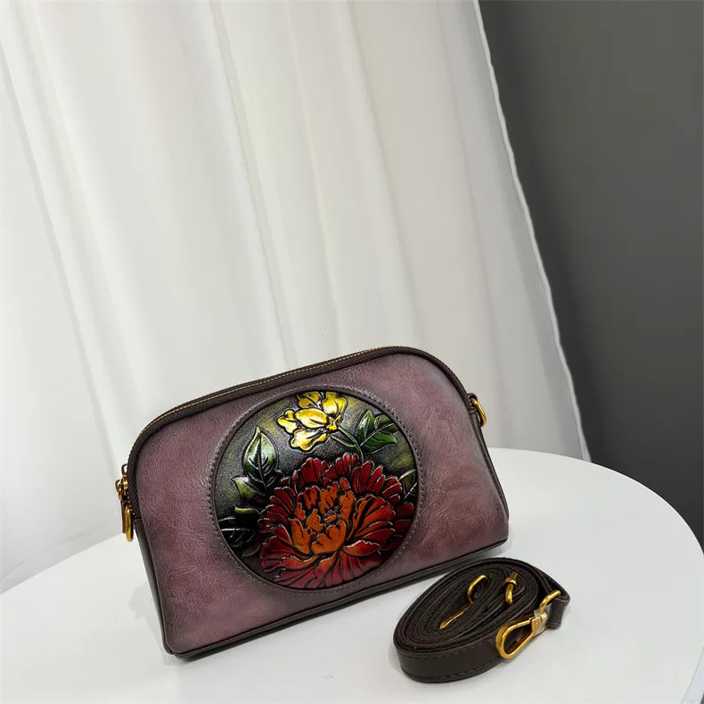 

Retro Style Large Capacity Handbag Versatile Commuter Shoulder Bag Artistic Nationality Casual Cross-Border Ladies Bag