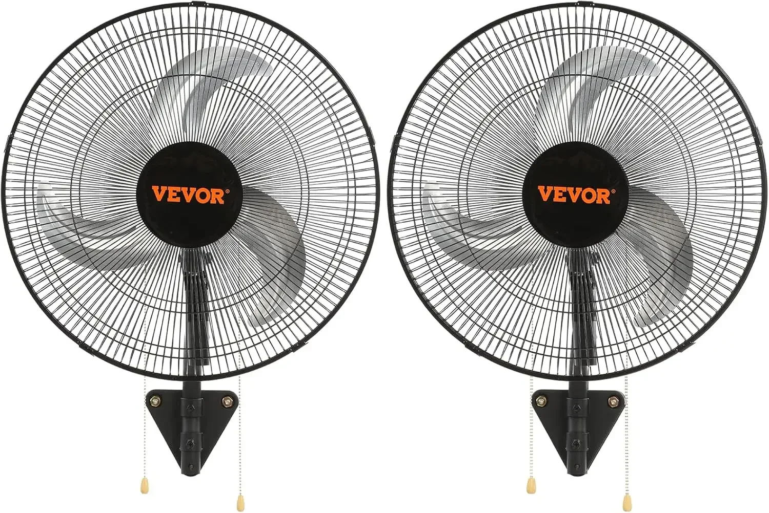 Ventilador de montagem em parede de 18 polegadas oscilante, alta velocidade máxima de 3 velocidades. Ventilador de parede industrial de 4000 CFM para ambientes internos, comerciais, residenciais,