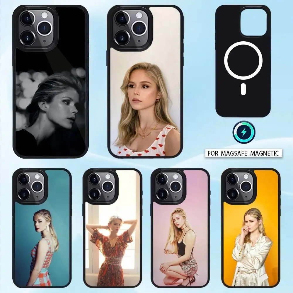 

E-Erin Moriarty Phone Case Magnetic For iPhone17 16 15 14 13 12 Pro Max For Magsafe Wireless Charging Cover