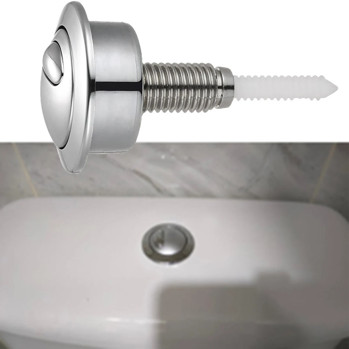 

Flushwise Replacement Toilet Cistern Push Button Cisterna WC Universal Water Tank Flush Valve Repair Part Bathroom Accessories