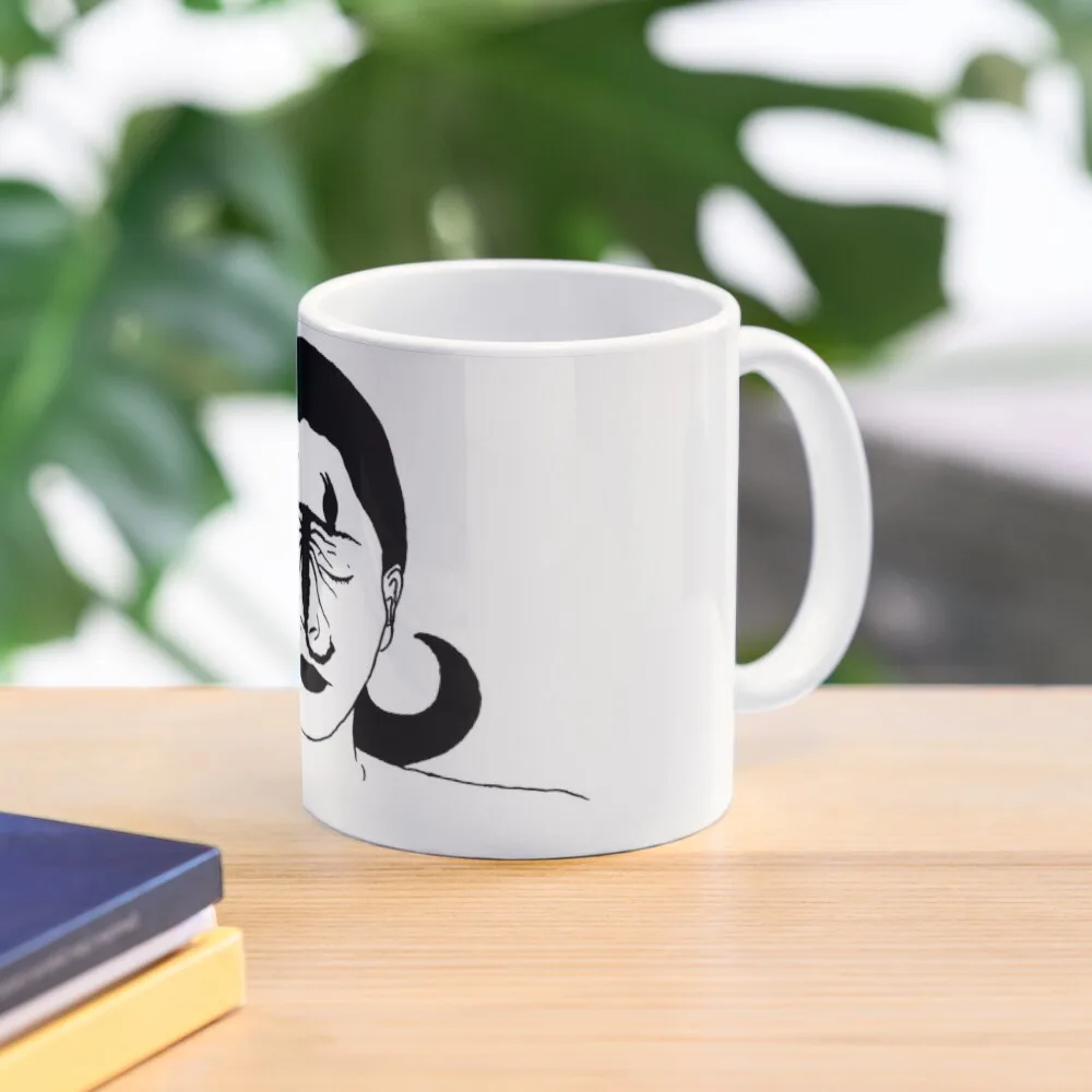 

MARINA ABRAMOVIC - PORTRAIT WITH SCORPION (CLOSED EYES) Coffee Mug Tourist Mug Cups Of Coffee Ceramic Cups Glass Cup