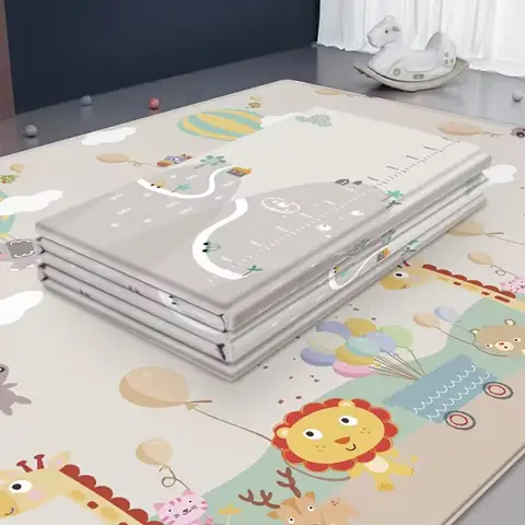 접이식 무독성 아기 놀이 매트, 교육용 어린이 카펫, 보육원 등반 패드, 어린이 러그 활동 게임 장난감, 180*100