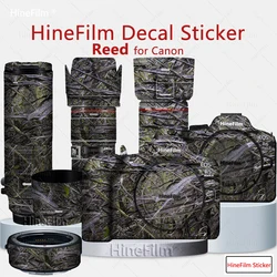 Hinefilm Skin for Canon R5II R6II Camera Decal Skin for Canon RF100-500 Lens Sticker 100500 Wrap Cover RF200-800 200800 R5M2