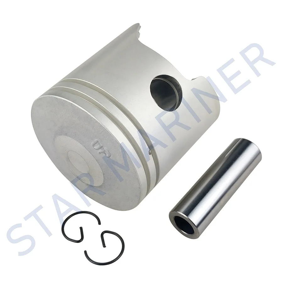 6E7-11635 Piston Kit 56.25MM For Yamaha Outboard Motor 2T 9.9HP 15HP Parsun Hidea Seapro HDX 15HP 6E7-11635-00 Boat Engine Parts