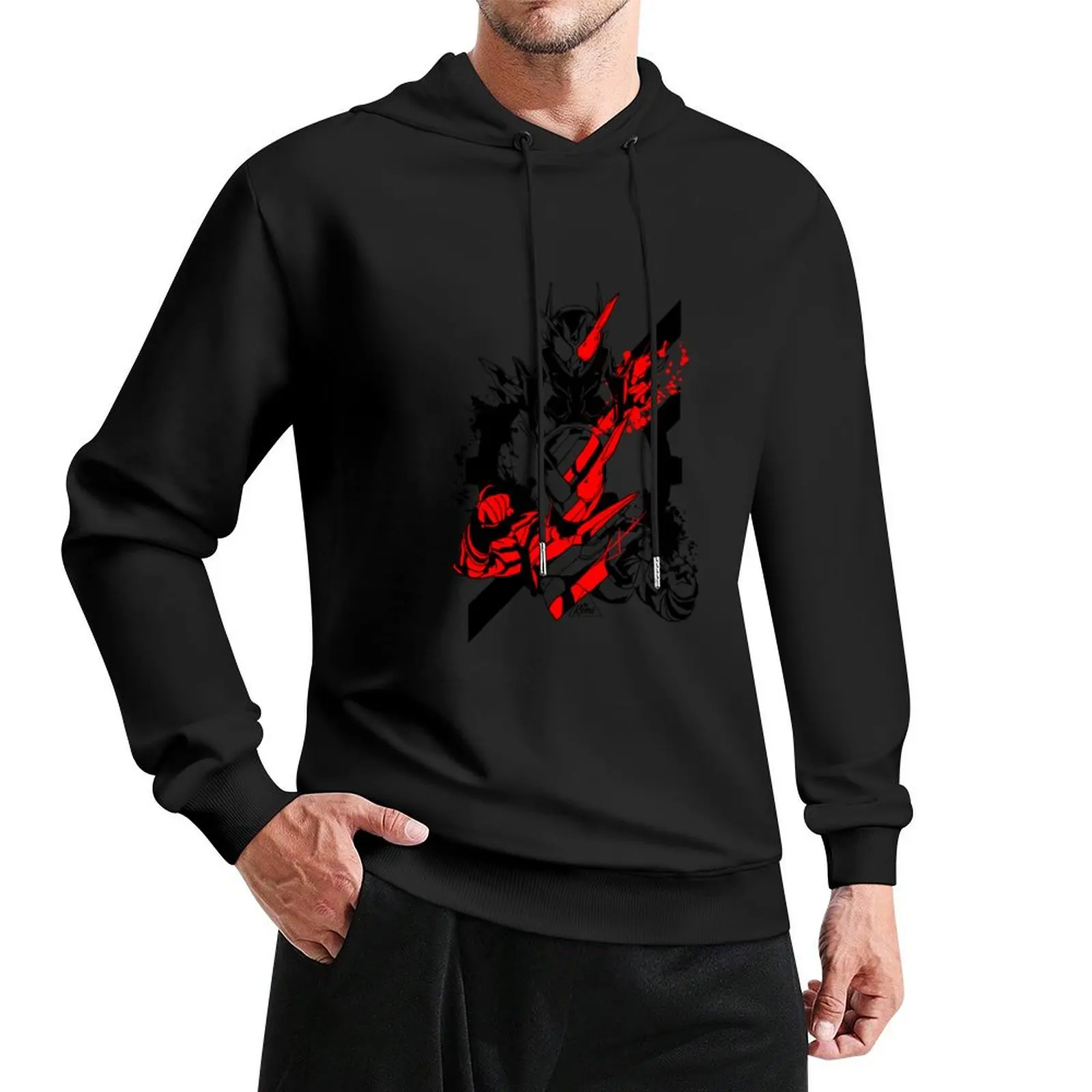 

Build Hazard Pullover Hoodie men's winter sweater graphic hoodie