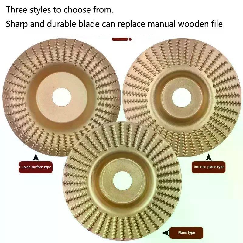 Abrasive Disc 22mm Inner Diameter Woodworking Carving Wheel Polishing Wheel Versatile Sanding Disc Wood Shaping Tool 1/3pcs