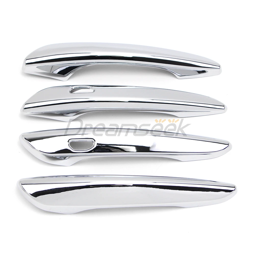 

For Mazda 3 BP 2019 2020 2021 2022 2023 Car Exterior Door Handle Cover Accessories ABS Chrome Molding Trim With 2 Smart Key Hole