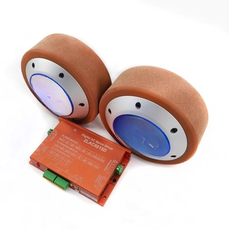 

6.5Inch Wheel Hub Servo Motor-High Power48V Dual Drive Kit,200KG Heavy Load forAGV,Automated Guided Vehicles Industrial Robotics