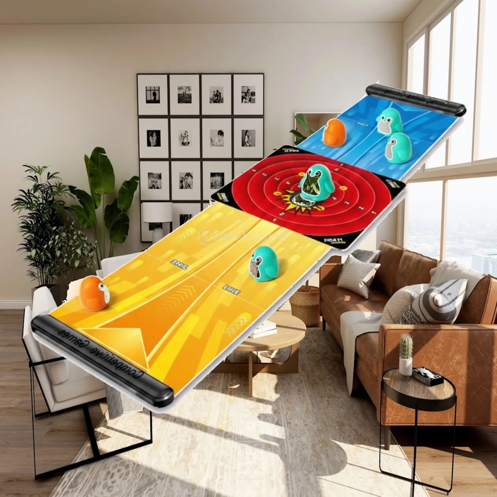 tabletop-game-with-penguin-markers-interactive-roll-up-game-mat-for-families-party-games-indoor-activities
