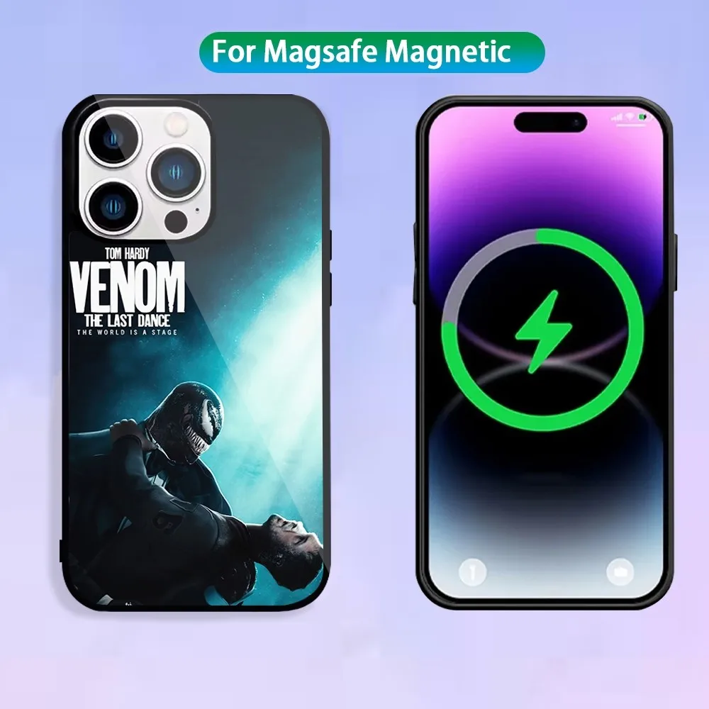 BEAST KINGDOM DC V-Venom The Last Dance Phone Case For Magnetic Inductive Charging iPhone 15 14 13 11 12 Max Plus Pro Mini Shell