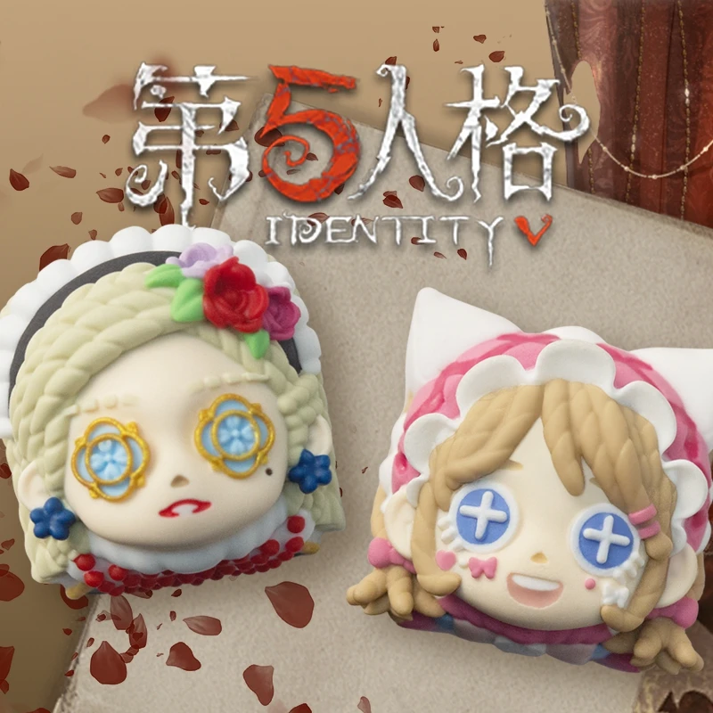 Juego Identity V Keycaps perfumista jardinero Seer Mercenario lindo DIY teclado accesorios Cosplay Doujin regalos para hombres y mujeres