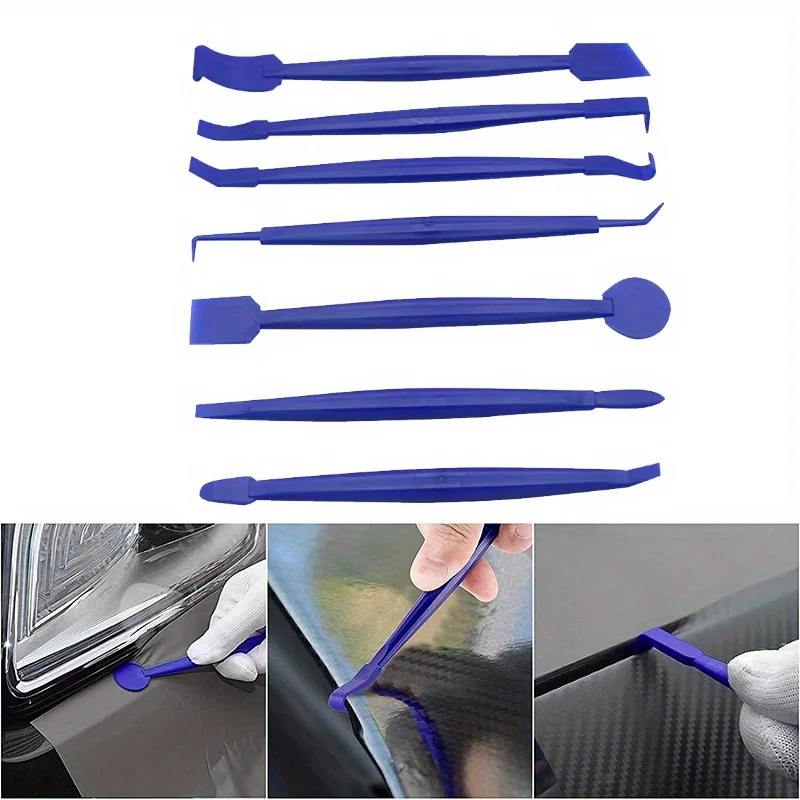 Car Wrapping Vinyl Tool Kit Window Film Tint Tools Car Wrap Sticks Edge Trimming Squeegee Tinting Felt Edge Squeegee image 4