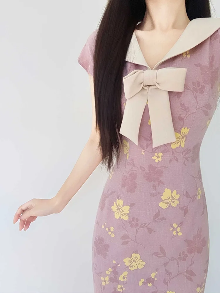 

Новая коллекция 2025: Летняя колледж-одежда в китайском национальном стиле, розовая, премиум-класса, ретро-дизайн, из полиэстера, короткая.