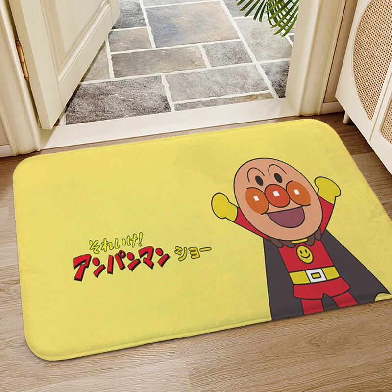 

Anime Carpet Entrance of House H-Anpanmans Porch Foot Mat Non-slip Custom Doormat Entrance Door Hallway Balcony Bedroom Rug