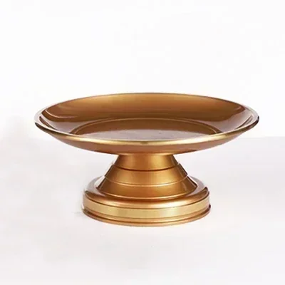 Pure Copper Cup Supply Censer Fruit Tray Vase Buddhist Supplies Home Decoration Temple Sacrifice Pray for Auspiciousness