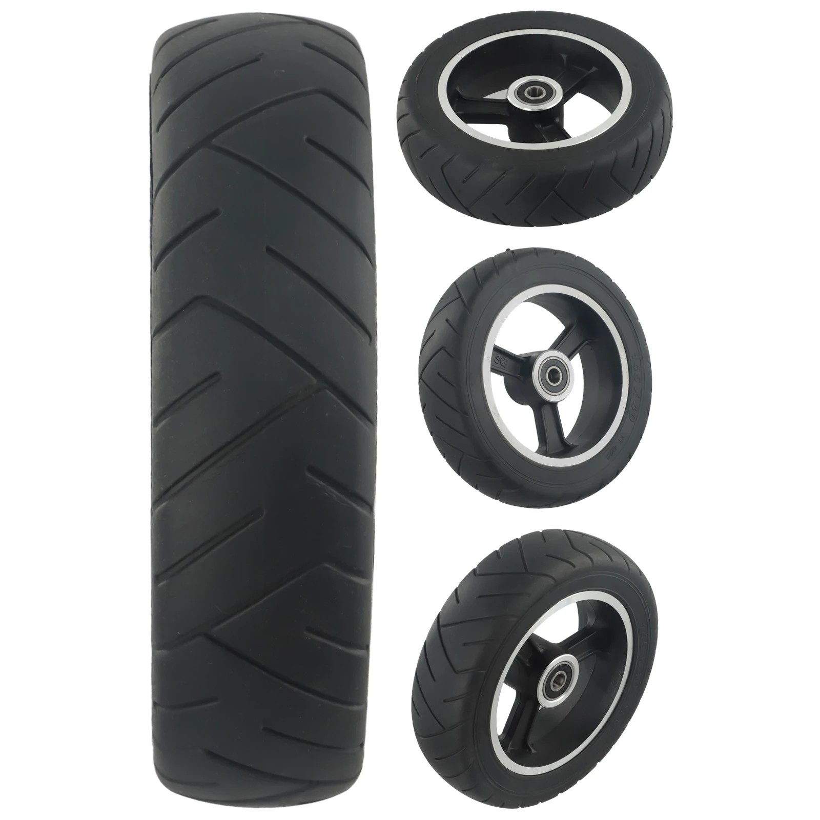 

Wheel Solid Wheel With 145X40 6inch Accessories Replacement Rubber Solid Tire Electric Scooter Fittings Solid Wheel High Quality