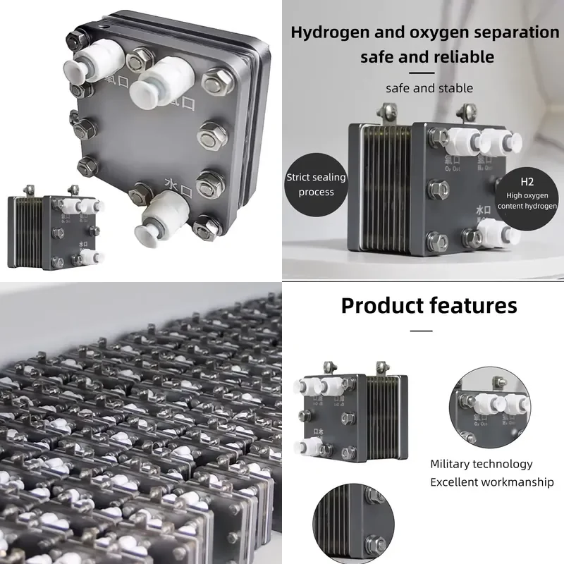 PEM Cell 20A/14A/8A Electrolytic Water Production Absorption New Model