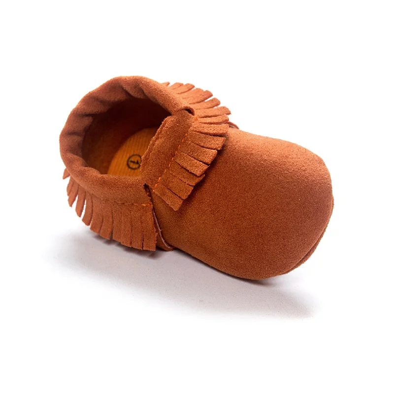 Gold Baby Boy Shoe Children moccasins Bebe Sneakers Toddler First Walker PU Soft Fringe Newborn Shoes PU Leather Soft Sock