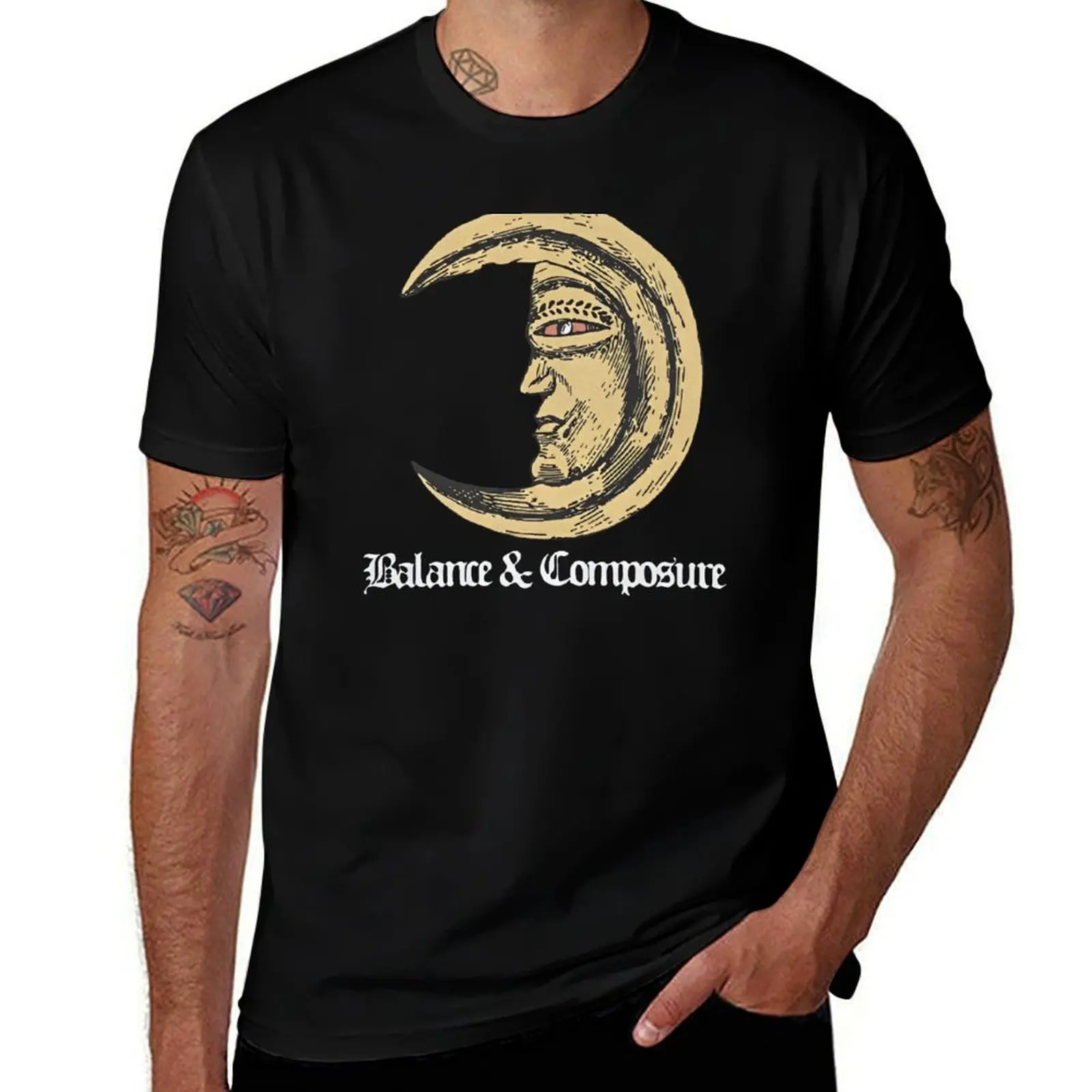balance and composure merch T-Shirt Breathable Mesh Panel T-Shirt