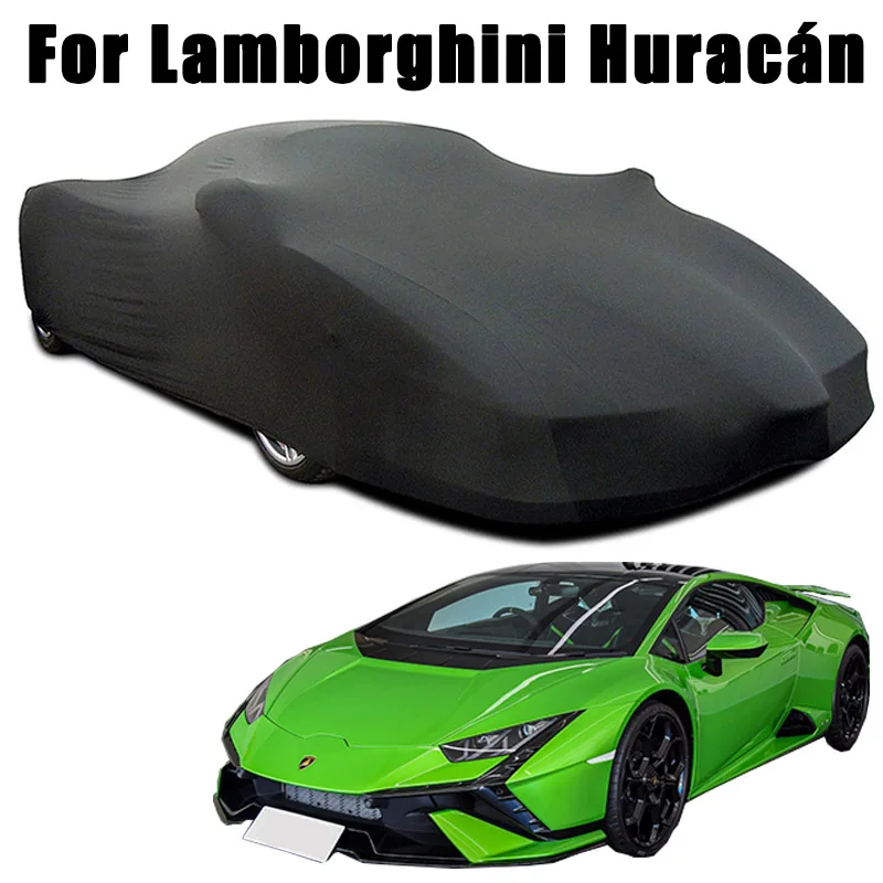 for Lamborghini Huracán Car Covers Stretch Cloth Special Car Clothing Auto Cover Indoor Dust Sun Protection Exterior Accessories