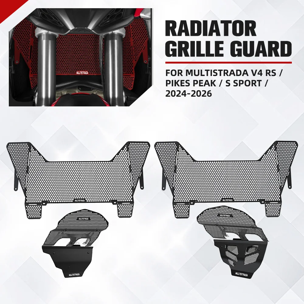 

Для Ducati Multistrada V4 RS/Pikes Peak/S Sport/2024-2025-2026 мотоциклетный радиатор, головка блока цилиндров, защита двигателя, полный комплект