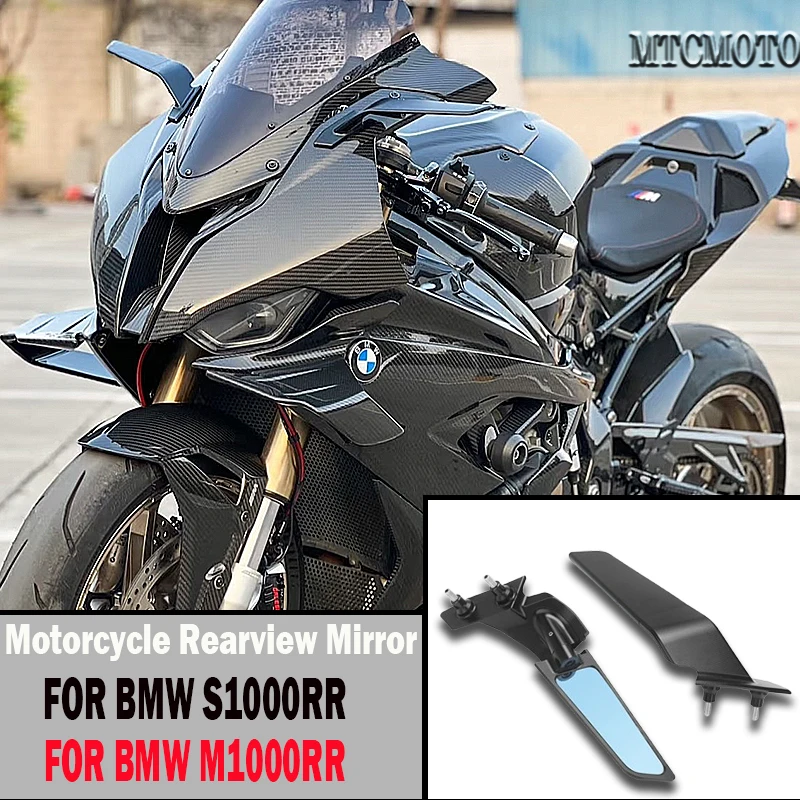 

s1000rr Rearview Mirror For Bmw S1000RR M1000RR 2019-2024 2022 2023 Stealth Sport Winglet Mirror Kits Adjustable Stealth Mirrors