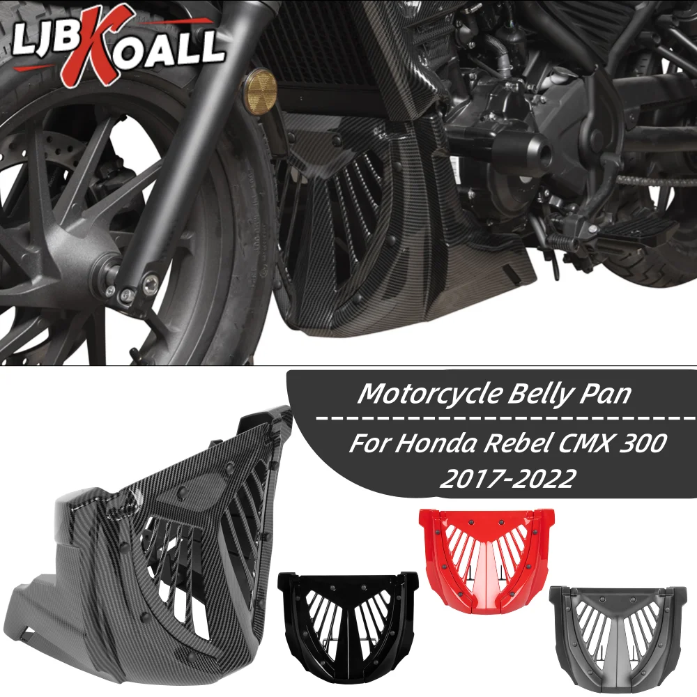 CMX250 CMX300 Belly Pan Side Cover Cowl Fairing Fender Under Body Frame Engine Guard for Honda Rebel CMX 300 250 2017-2024 2021