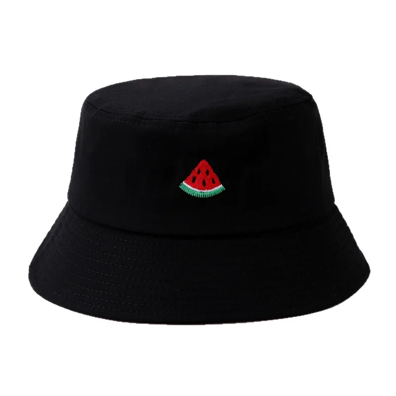 Fisherman's Hat With Watermelon Embroidery, Hats Men And Women, Outdoor Sports Cap All-Season Style view 5