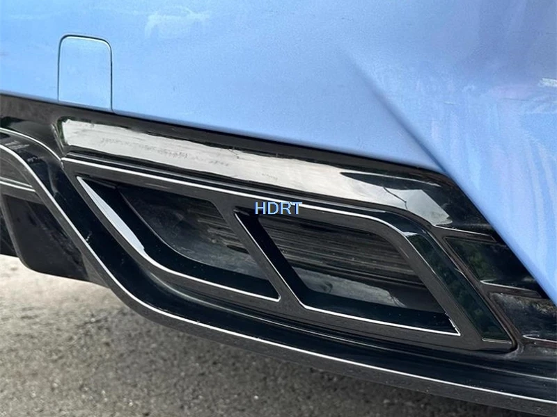 Car Styling Tail Throat Exhaust Pipe Frame Rear Surround Back Lip Cover Accessories Exterior Sticker For Chery Arrizo 8 2022 +