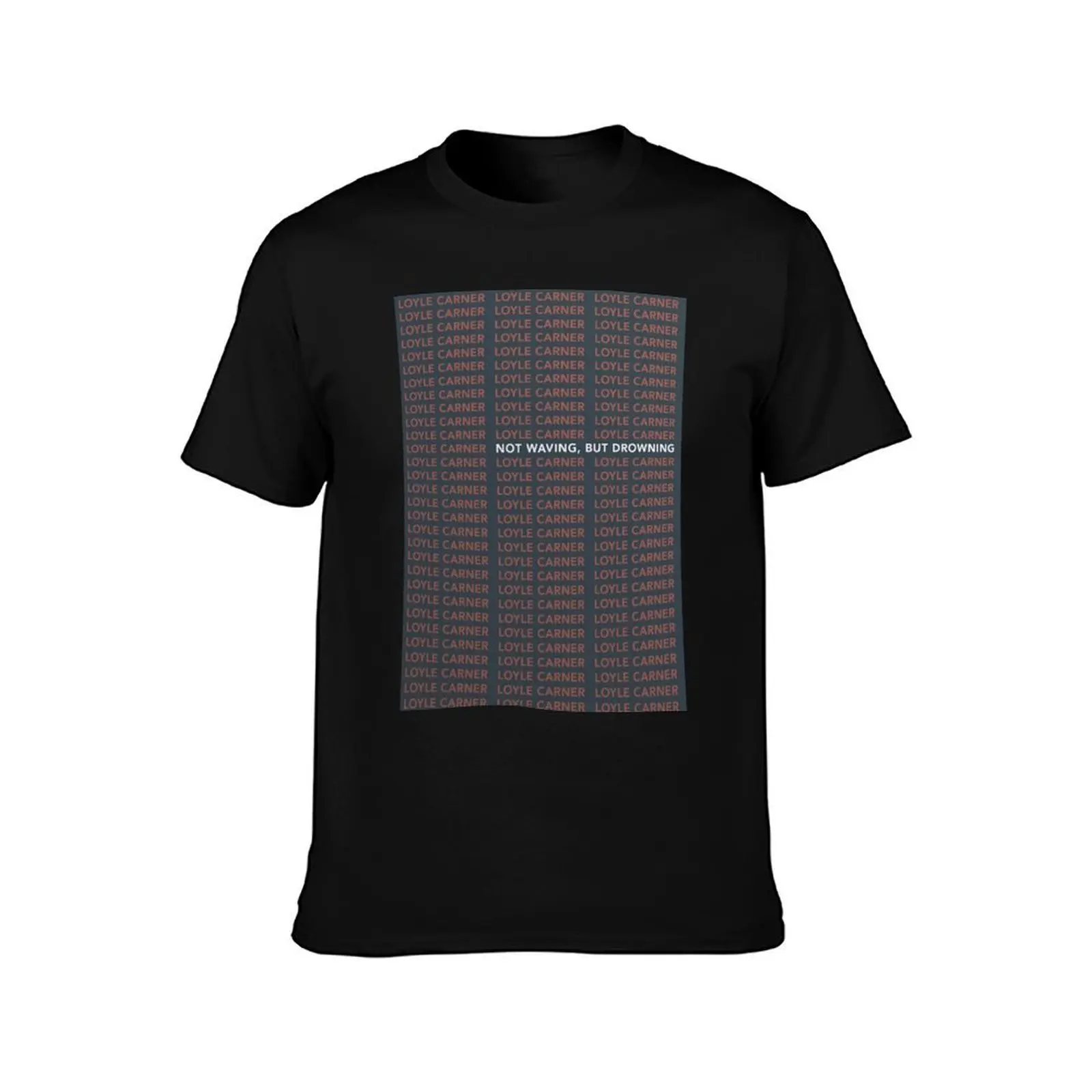 Loyle Carner - Not Waving But Drowning T-Shirt Summer Casual Cotton Tee Oversized Streetwear Tops Vintage Graphic Print