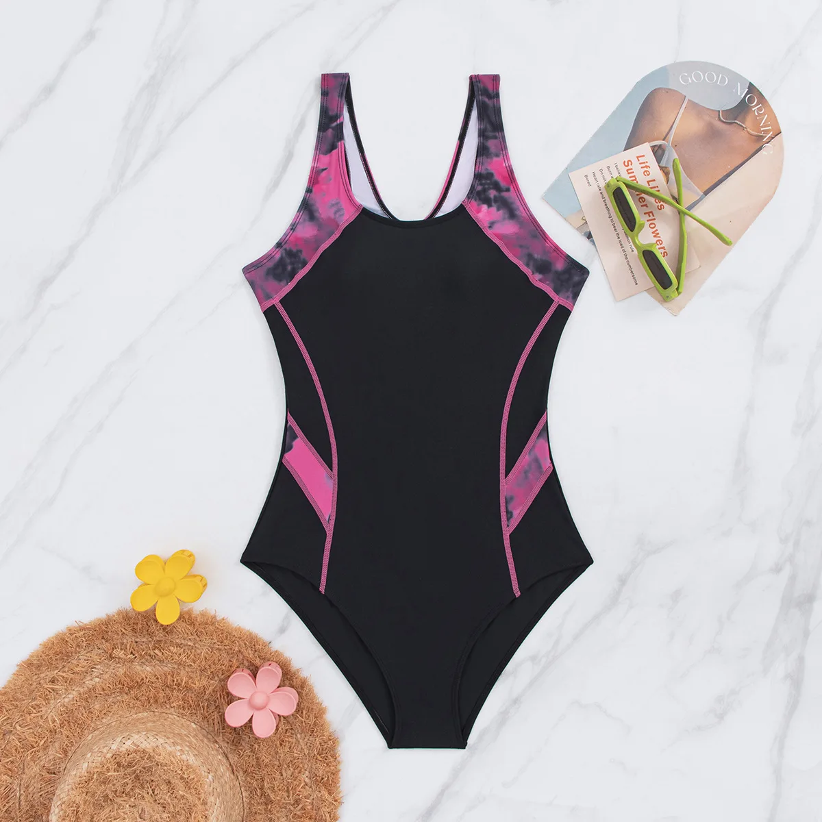 ชุดว่ายน้ำวันพีซลายพิมพ์สุดฮิตปี 2026 เซ็กซี่เว้าสูง ขาสูง โมโนกินี่ ทันกินี่ บอดี้สูท ชุดว่ายน้ำฤดูร้อน ชุดว่ายน้ำใหม่