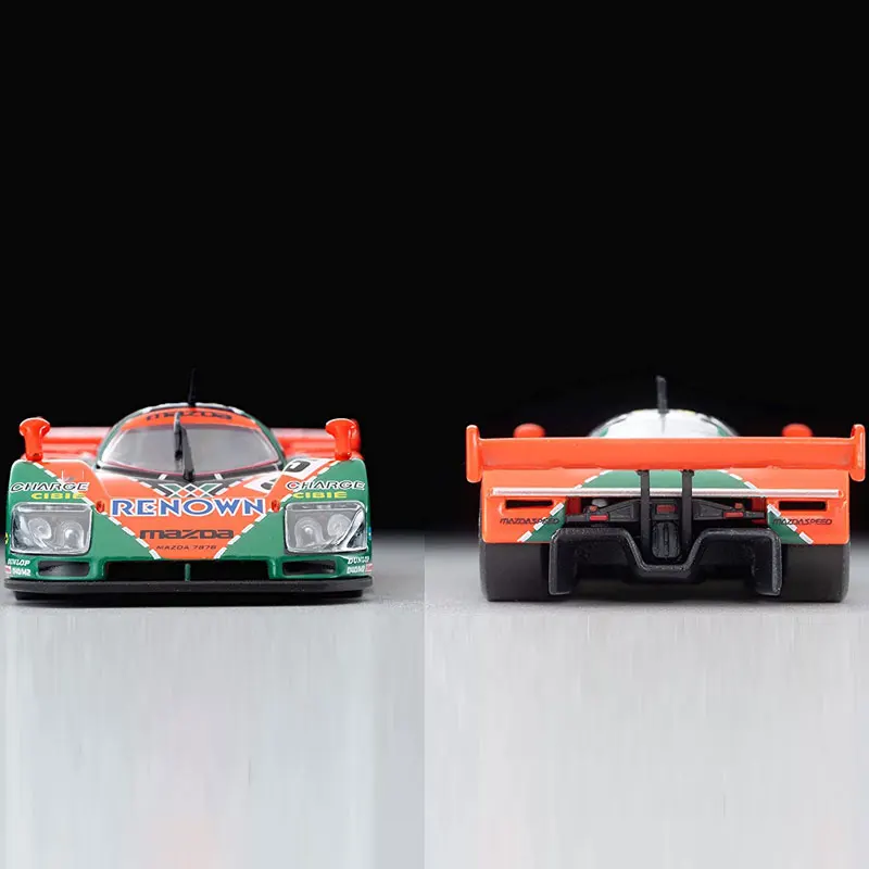 202203 TOMYTEC TOMICA TLV 1/64 LV-N787b  Mazda 787 b #55 alloy car car model gifts